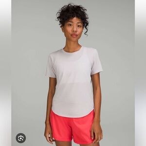 Lululemon High Neck Run and Train Tee